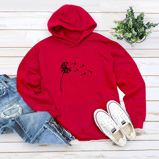 Sudadera Estampado Diente de León - Moda Rápida para Mujer - Image 3