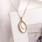Words love necklace Golden O