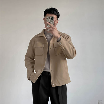 Chaqueta de Trabajo Suelta y Gruesa para Hombre - Image 8