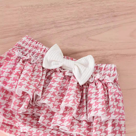 Conjunto Elegante de Dos Piezas para Niña: Chaleco Acolchado y Vestido Corto - Image 3