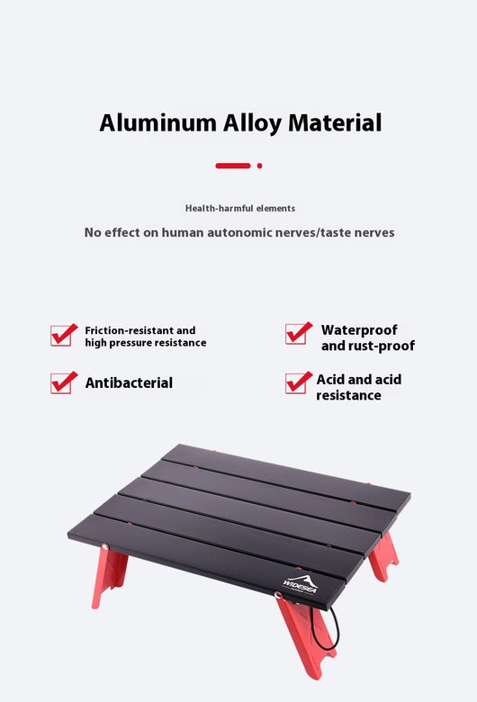 Mesa Plegable de Aluminio para Exterior - Image 10