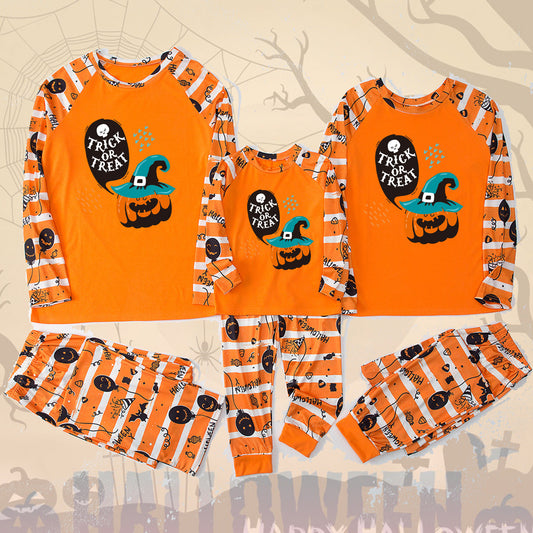 Pijama Familiar Halloween - Conjunto Coordinado Papás e Hijos