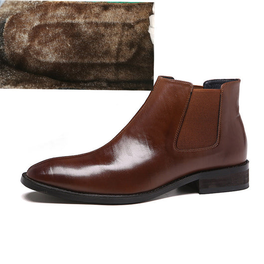 Botas Martin Puntiagudas de Cuero para Hombre - Estilo Británico Premium - Image 5
