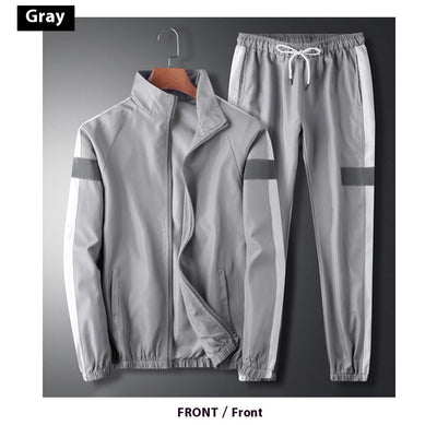 Traje Casual Hombre Cuello Mao Estilo Coreano Suelto Chaqueta Deportiva y Pantalón Cargo - Image 13