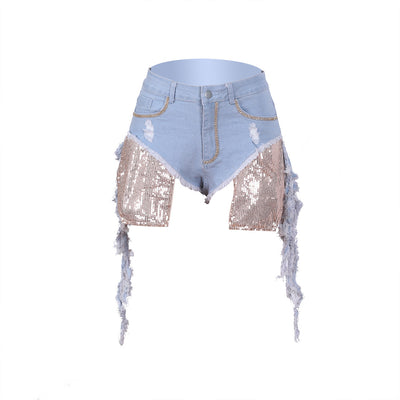 Jeans Delavados con Cristales Brillantes - Image 15