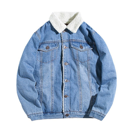 Abrigo Denim Forrado en Fleece para Hombre - Edición Invierno - Image 5