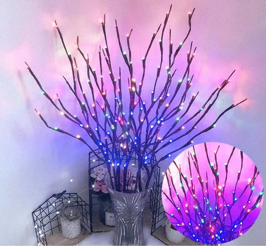 Lámpara Decorativa LED con Rama Simulada para Ambientes - Image 4
