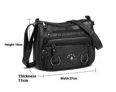 Bolsa Maternal de Cuero PU Suave con Diseño Avanzado - Image 10