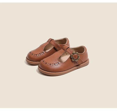 Zapatos de Cuero para Niñas Princesa con Suela Antideslizante - Image 10