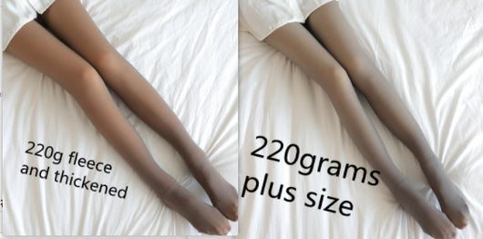 Leggings Térmicos Translúcidos Talla Grande con Forro Polar para Invierno - Image 23