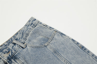 Overol Denim Punk para Hombre - Diseño Costura Reforzada - Image 20