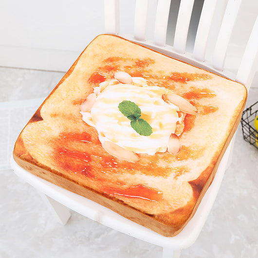 Cojín Decorativo Suave en Forma de Tostada - Image 2