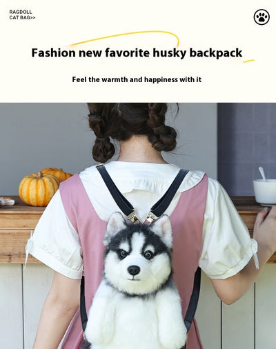 Peluche Simulado de Husky - Juguete de Bolsa Interactivo - Image 22