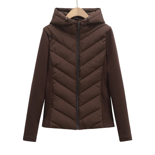 Abrigo Slim Fit con Capucha de Algodón para Otoño e Invierno