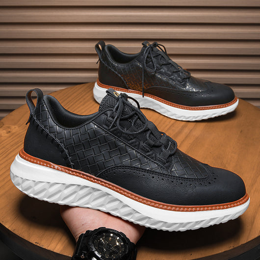 Tenis Deportivos Transpirables con Textura Tejida para Hombre - Image 14