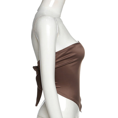 Top Strapless Ajustado Envolvente para Busto Pequeño - Image 18