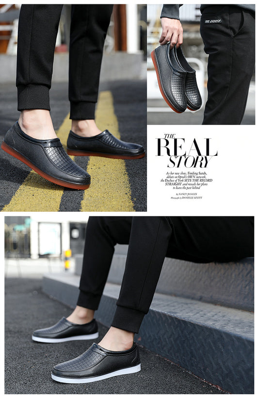 Botas Cortas Impermeables para Hombre con Suela Flexible - Image 16