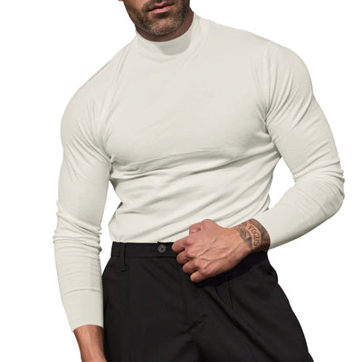 Suéter de Cuello Medio en Cashmere para Hombre - Image 7