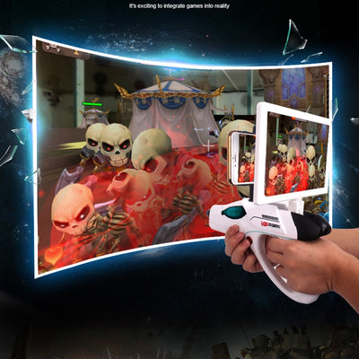 Pistola de Juego VR 4D con Bluetooth, Soporte para Teléfono y Control Remoto Inteligente - Image 2