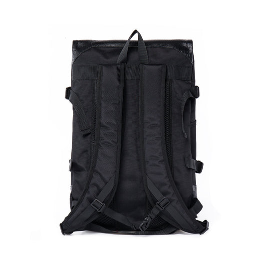 Mochila Escolar de Cuero Negro para Mujer - Image 2