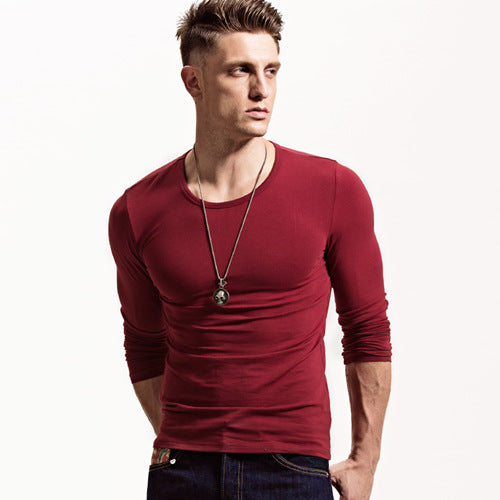 Playera Manga Larga Cuello V para Hombre - Image 6