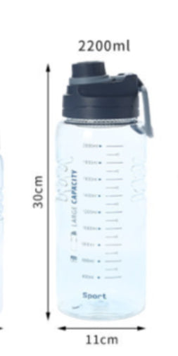 Botella Térmica Deportiva Transparente Resistente al Calor - Vaso Portátil para Viajes - Image 11