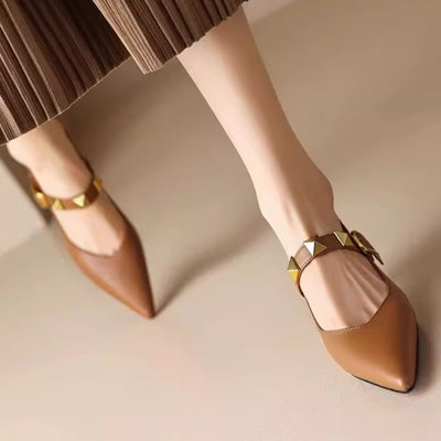 Tacones Stiletto Puntiagudos con Tachuelas - Image 2