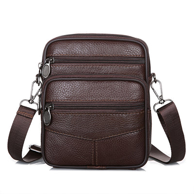 Bolsa Mensajero de Cuero Genuino para Hombre - Piel de Res Premium - Image 3