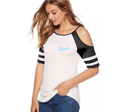 Blusa de Hombro Descubierto con Impresión 3D - Image 4