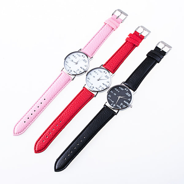 Reloj de Cuarzo Unisex con Correa de Cuero - Diseño Coreano para Parejas