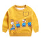 Polera de Punto Doble Capa para Niño en Algodón Color Ante