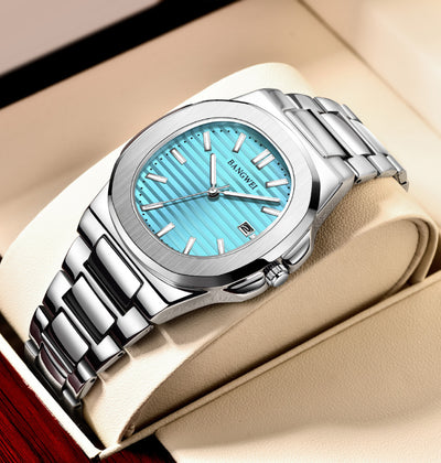 Reloj Hombre Acero Inoxidable Resistente al Agua con Esfera Luminosa - Image 24