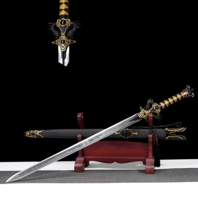 Espada de Batalla en Acero Manganeso Alto - Réplica sin Filo para Cine y Decoración - Image 4