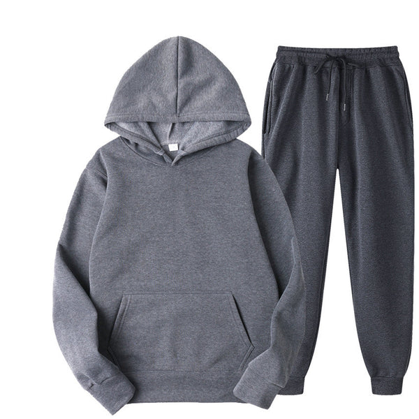 Sudadera Tipo Hoodie de Color Liso - Comodidad Casual