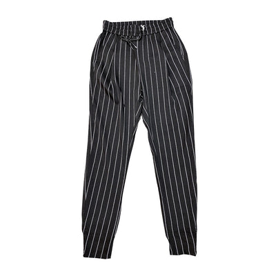 Pantalones Casuales Slim Fit Hombre con Rayas Verticales para Primavera y Verano - Image 4