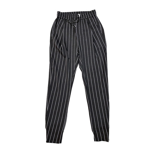 Pantalones Casuales Slim Fit Hombre con Rayas Verticales para Primavera y Verano - Image 4