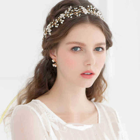 Tocado de Perlas para Novia - Adorno Elegante para Boda - Image 12
