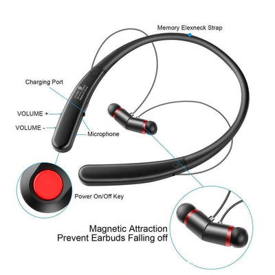 Auriculares Deportivos Bluetooth de Cuello - Image 4