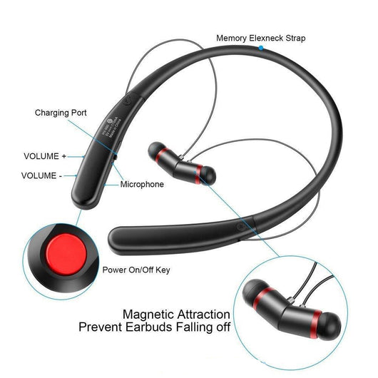 Auriculares Deportivos Bluetooth de Cuello - Image 4