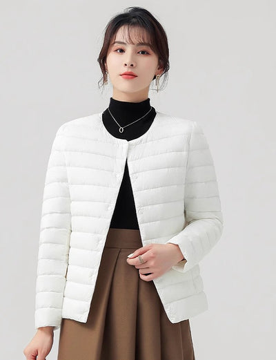 Chaqueta Ligera de Algodón con Forro Interno para Mujer - Image 8