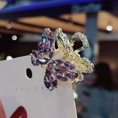 Pasador de Cristal con Moño para Cabello - Clip Elegante para Mujer - Image 4