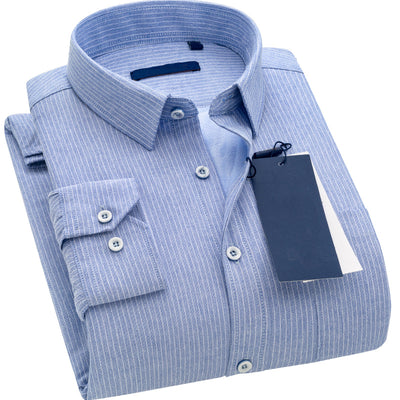 Camisa de Invierno para Hombre con Forro de Terciopelo - Estilo Casual Ejecutivo - Image 18