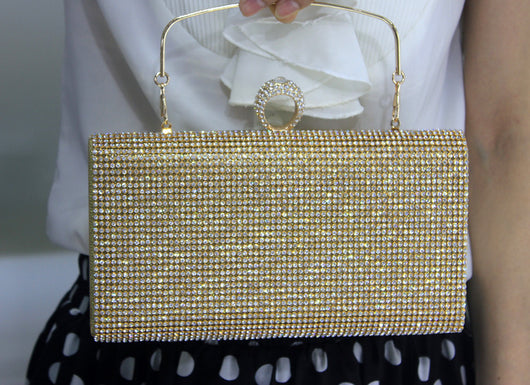 Bolso de Mano Dama Spot Incrustado en Diamantes - Image 12