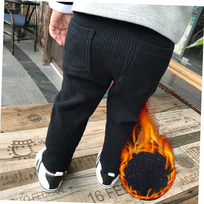 Leggings Acolchados de Terciopelo Liso para Niños y Niñas - Image 13