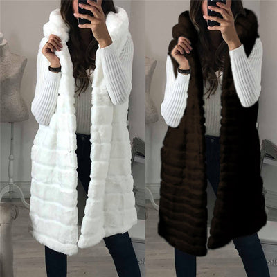 Chaleco de Piel Sintética para Mujer - Elegancia y Calidez - Image 4