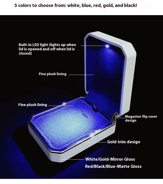 Estuche de Lujo con LED para Joyas, Relojes y Accesorios - Caja de Regalo Elegante - Image 30