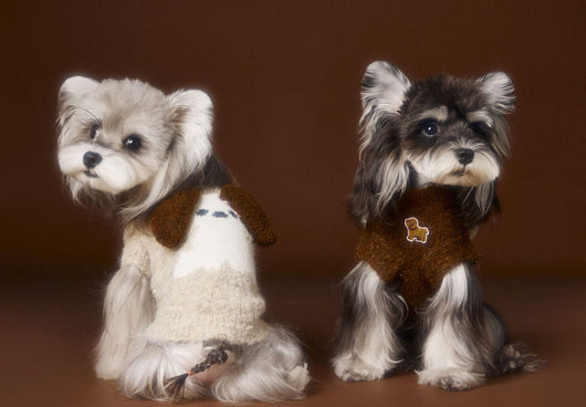 Chaleco Tejido para Perros Schnauzer y Bichón - Diseño 3D con Orejas - Image 15