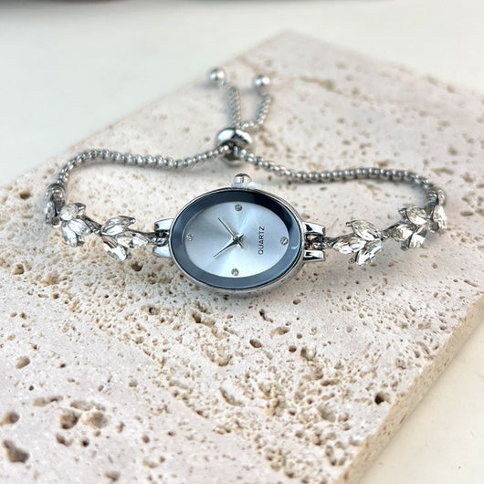 Reloj Pulsera Ovalado de Lujo Retro - Cuarzo de Alta Gama para Mujer - Image 3