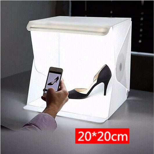 Caja de Luz LED Plegable 20cm para Fotografía Profesional - Image 16