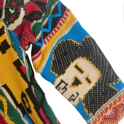Suéter Tejido Cuello Redondo Estilo Étnico Vintage - Image 18